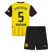 Maglia Calcio Borussia Dortmund Ramy Bensebaini #5 Prima Divisa Bambino 2024-25 Manica Corta (+ pantaloncini)